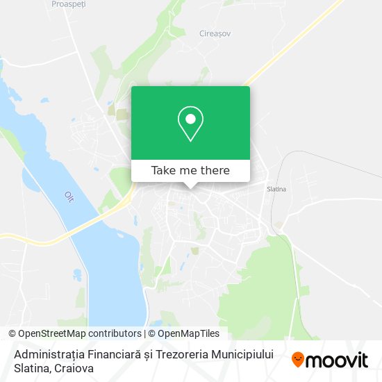 Administrația Financiară și Trezoreria Municipiului Slatina map