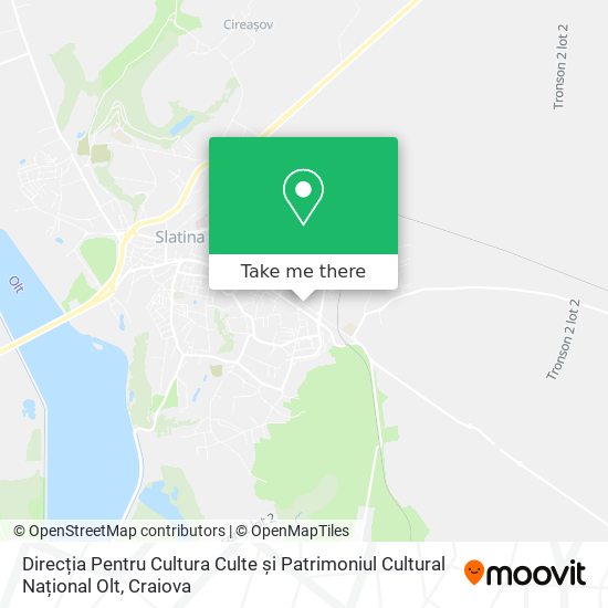 Direcția Pentru Cultura Culte și Patrimoniul Cultural Național Olt map
