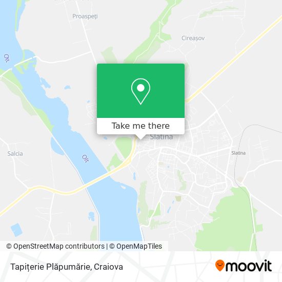 Tapițerie Plăpumărie map