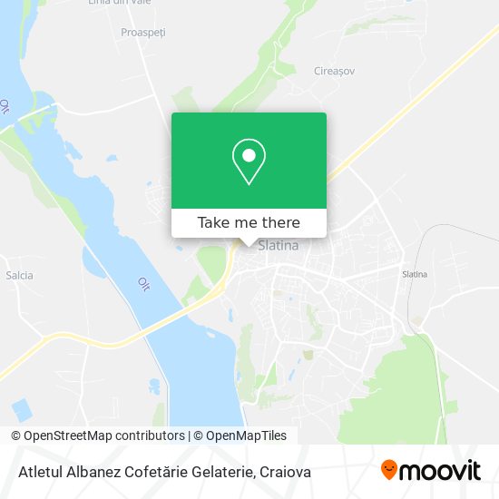 Atletul Albanez Cofetărie Gelaterie map