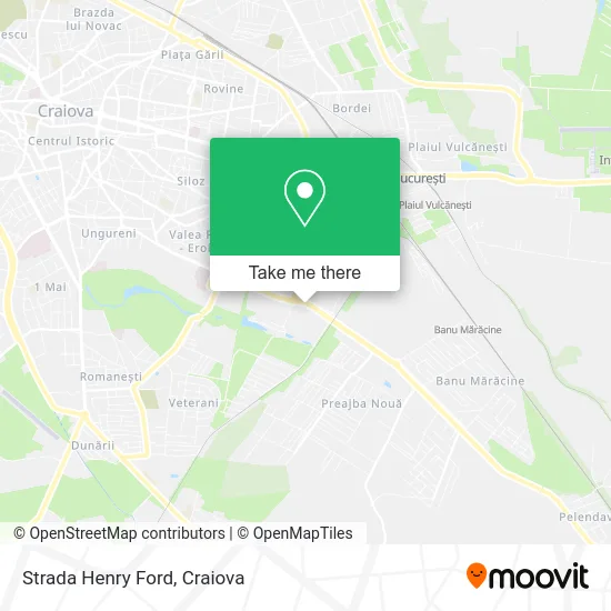 Strada Henry Ford map