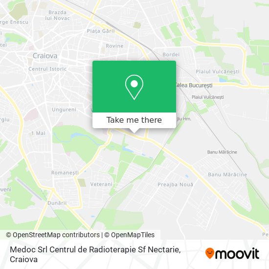 Medoc Srl Centrul de Radioterapie Sf Nectarie map