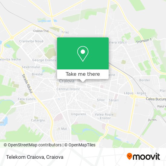 Telekom Craiova map