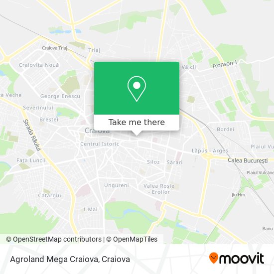 Agroland Mega Craiova map