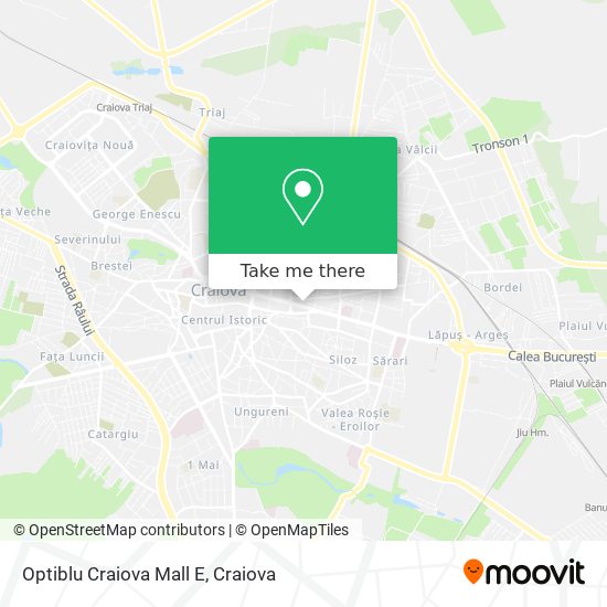 Optiblu Craiova Mall E map