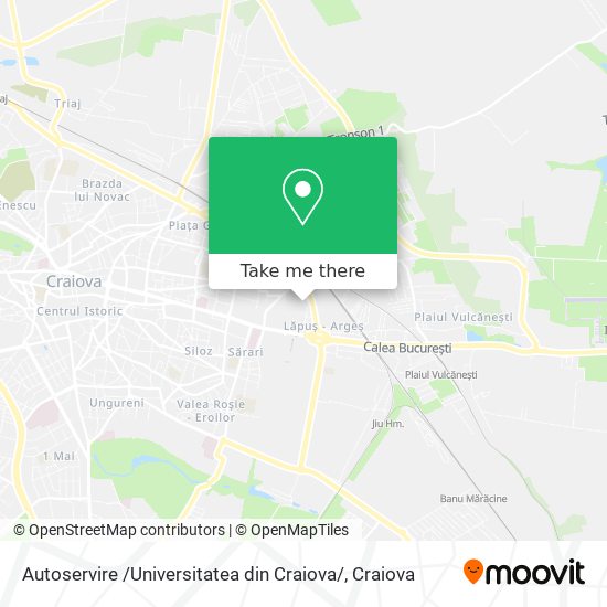 Autoservire /Universitatea din Craiova/ map