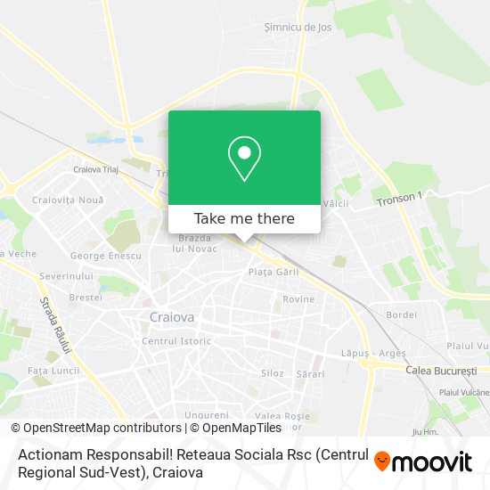 Actionam Responsabil! Reteaua Sociala Rsc (Centrul Regional Sud-Vest) map