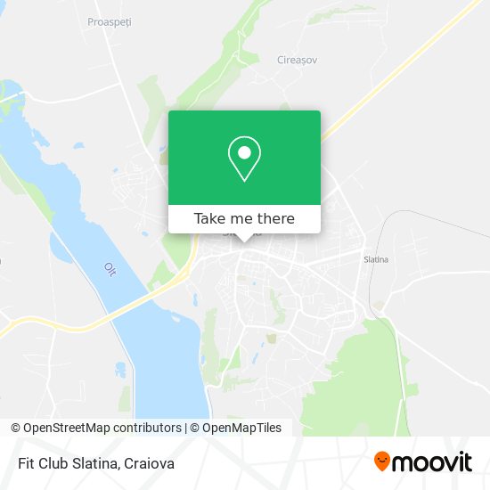 Fit Club Slatina map