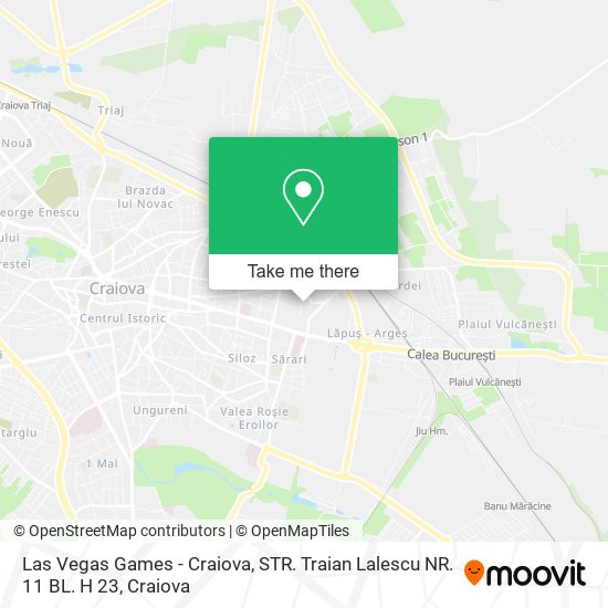 Las Vegas Games - Craiova, STR. Traian Lalescu NR. 11 BL. H 23 map