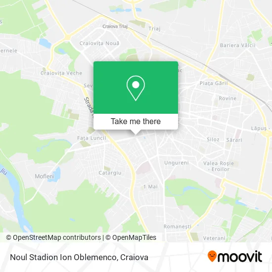 Noul Stadion Ion Oblemenco map