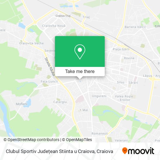 Clubul Sportiv Județean Stiinta u Craiova map