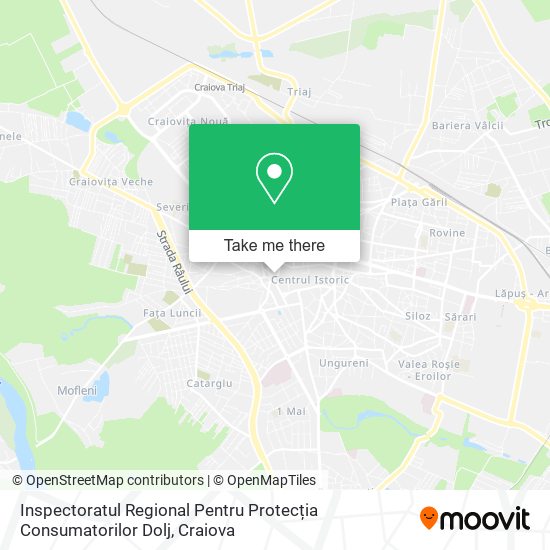 Inspectoratul Regional Pentru Protecția Consumatorilor Dolj map