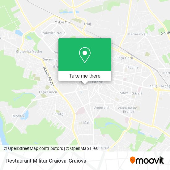 Restaurant Militar Craiova map