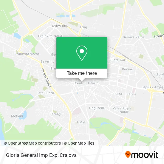Gloria General Imp Exp map