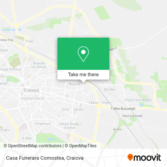 Casa Funerara Comostea map