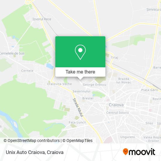 Unix Auto Craiova map