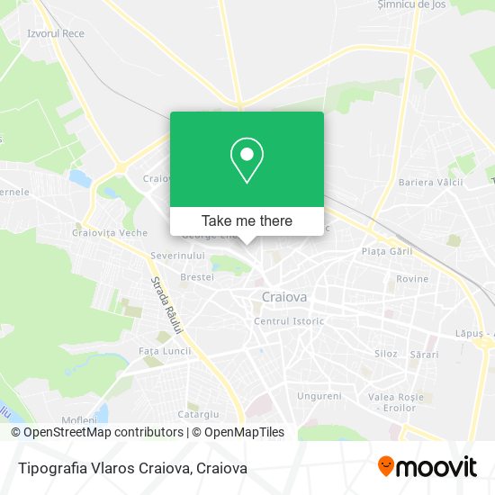 Tipografia Vlaros Craiova map