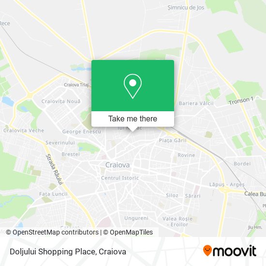 Doljului Shopping Place map