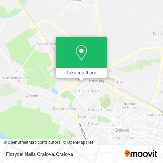 Florycel Nails Craiova map