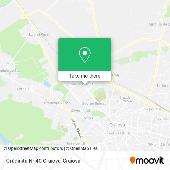 Grădinița Nr 40 Craiova map