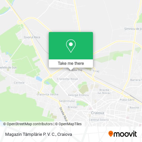 Magazin Tâmplărie P. V. C. map