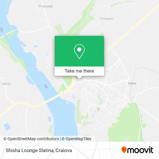 Shisha Lounge Slatina map