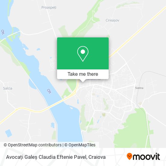 Avocați Galeș Claudia Eftenie Pavel map