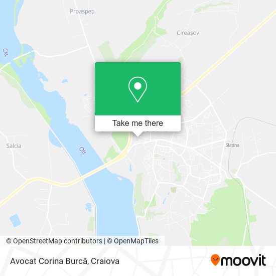 Avocat Corina Burcă map