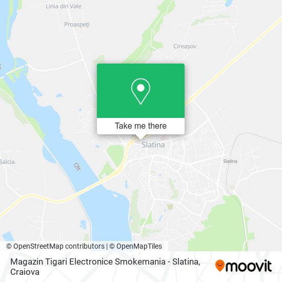 Magazin Tigari Electronice Smokemania - Slatina map