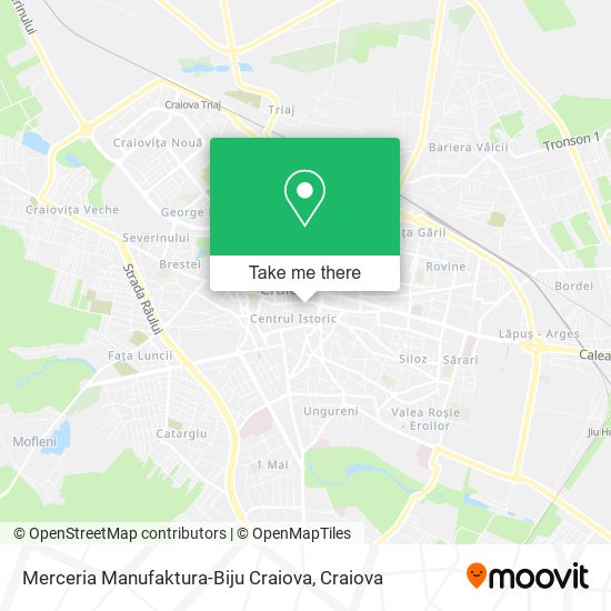 Merceria Manufaktura-Biju Craiova map