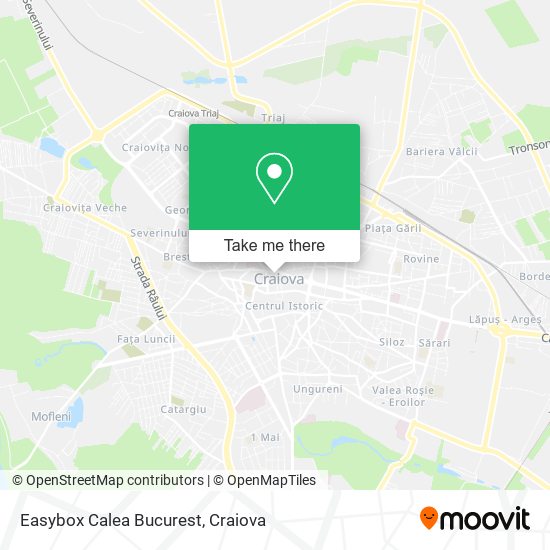 Easybox Calea Bucurest map