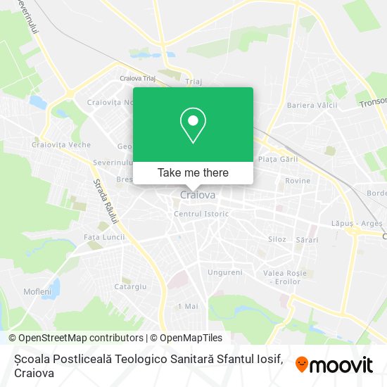 Școala Postliceală Teologico Sanitară Sfantul Iosif map
