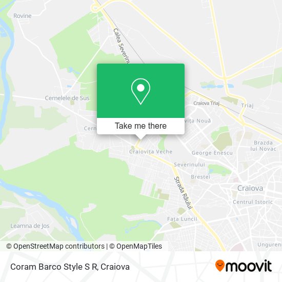 Coram Barco Style S R map