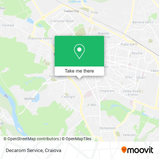 Decarom Service map