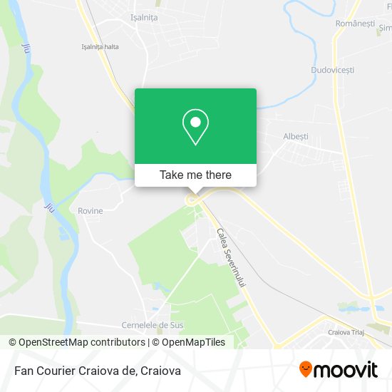 Fan Courier Craiova de map