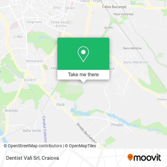 Dentist Vali Srl map