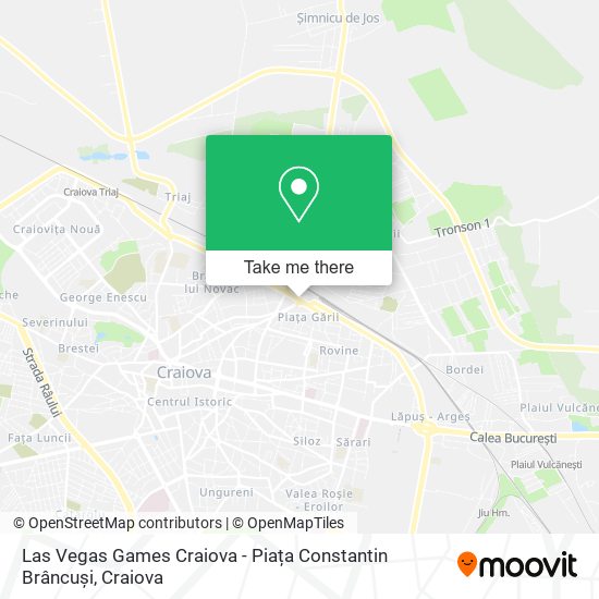 Las Vegas Games Craiova - Piața Constantin Brâncuși map