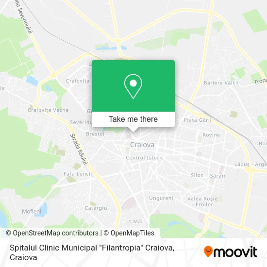 Spitalul Clinic Municipal "Filantropia" Craiova map