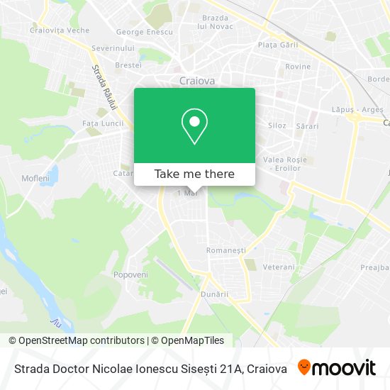 Strada Doctor Nicolae Ionescu Sisești 21A map