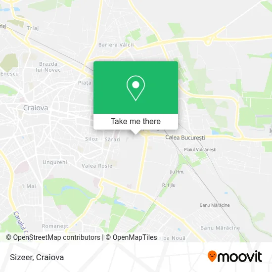 Sizeer map