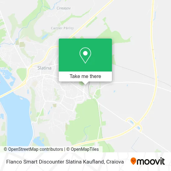Flanco Smart Discounter Slatina Kaufland map