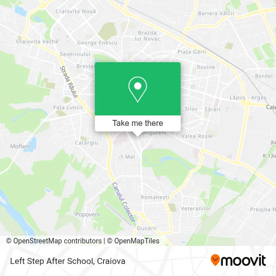 Left Step After School map