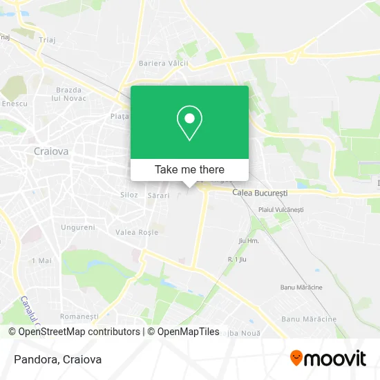 Pandora map