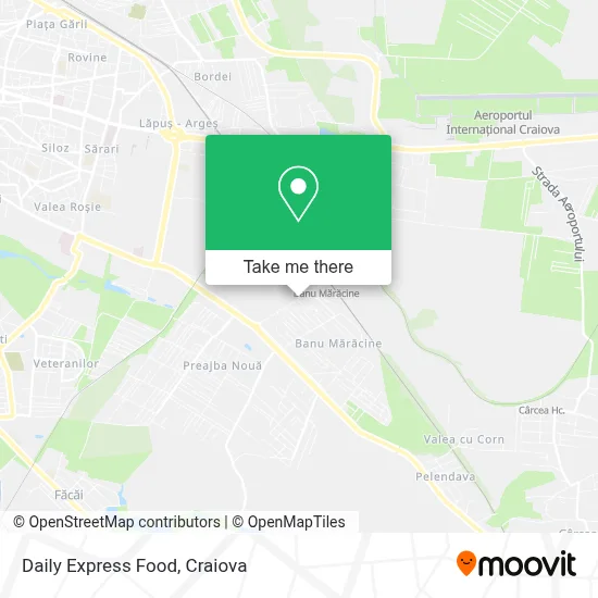 Daily Express Food map
