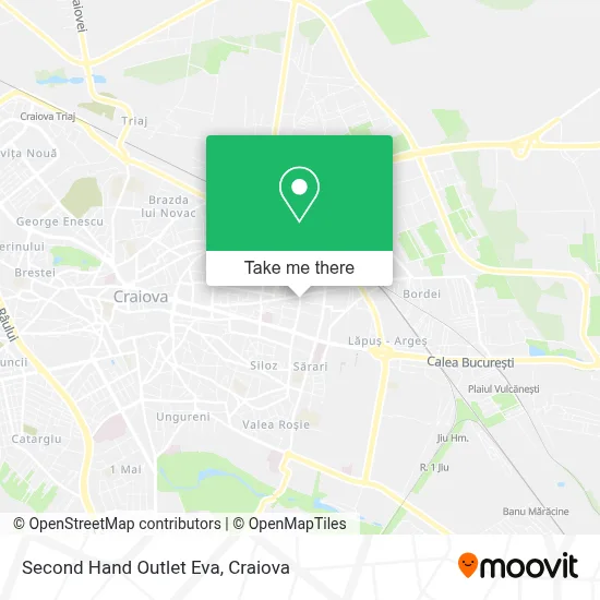 Second Hand Outlet Eva map