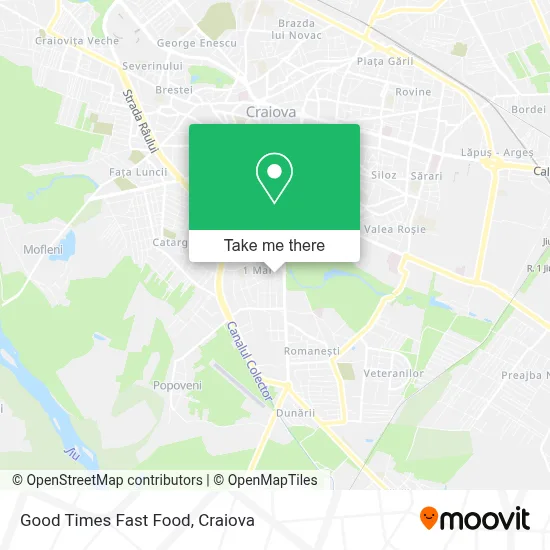 Good Times Fast Food map