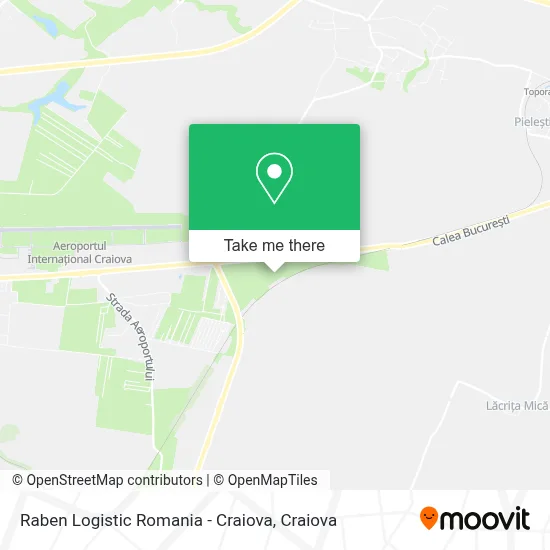 Raben Logistic Romania - Craiova map