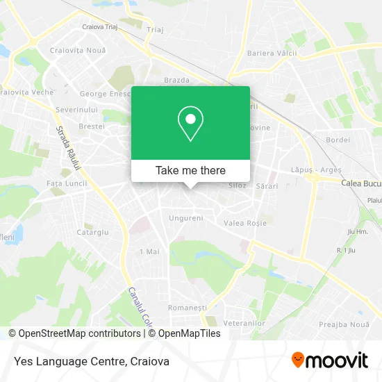 Yes Language Centre map