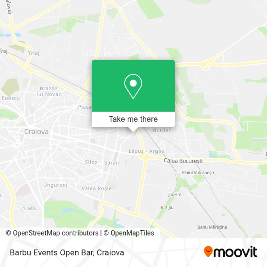 Barbu Events Open Bar map