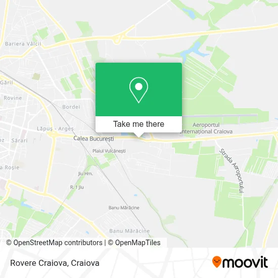 Rovere Craiova map